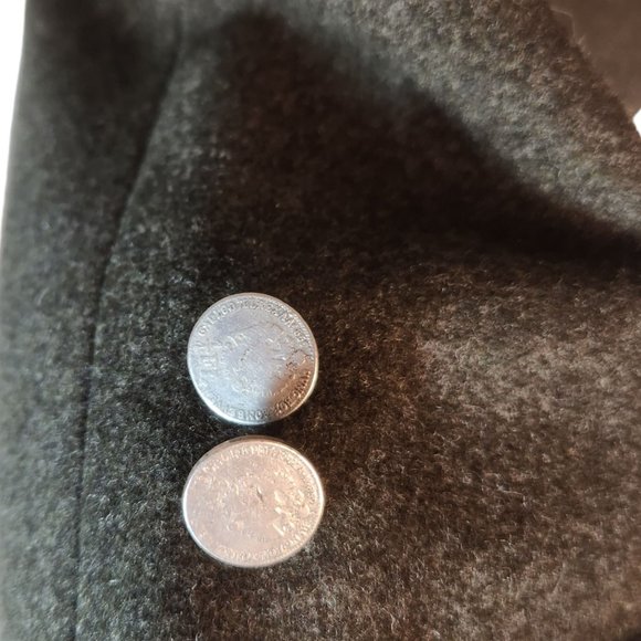 Trey Lodenfrey Wool Jacket Blazer w/Cut-Out Detail on Lapels Women's Size Small - Picture 9 of 12